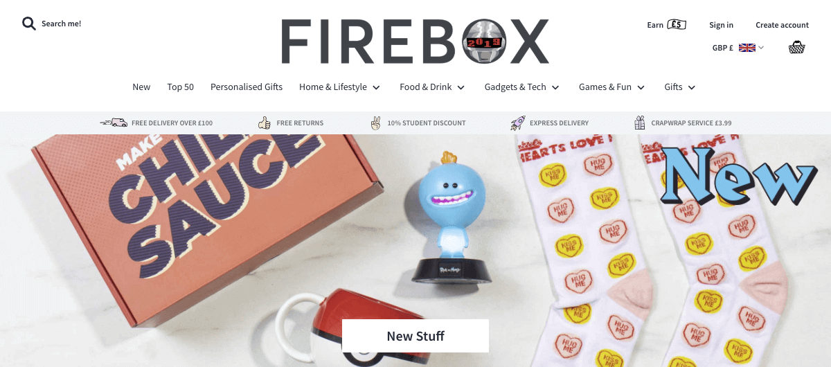 Firebox website